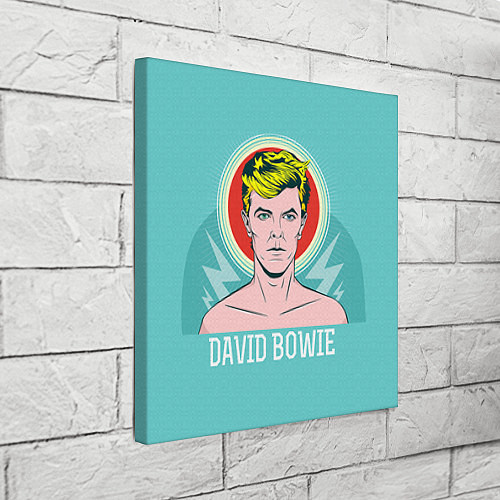 Картина квадратная David Bowie: pop-art / 3D-принт – фото 3
