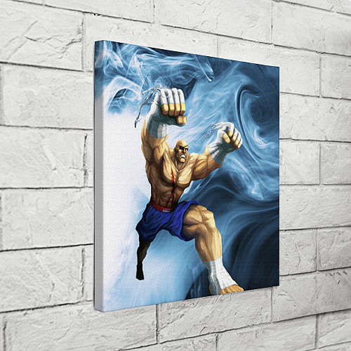 Картина квадратная Muay Thai Rage / 3D-принт – фото 3