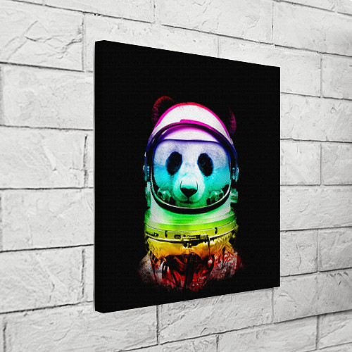 Картина квадратная Панда космонавт / 3D-принт – фото 3
