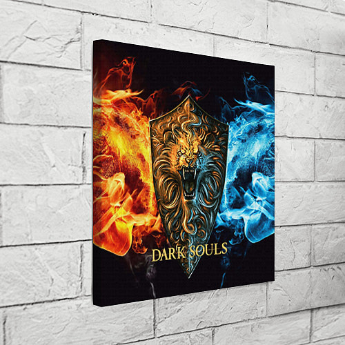 Картина квадратная Dark Souls: Lion Shield / 3D-принт – фото 3