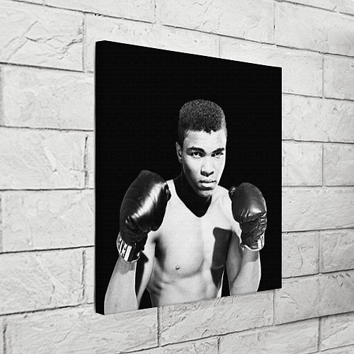 Картина квадратная Muhammad Ali / 3D-принт – фото 3