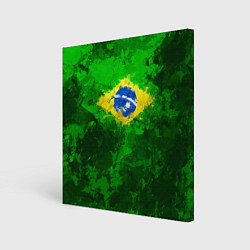 Холст квадратный Бразилия, цвет: 3D-принт
