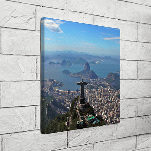 Картина квадратная Рио-де-Жанейро / 3D-принт – фото 3