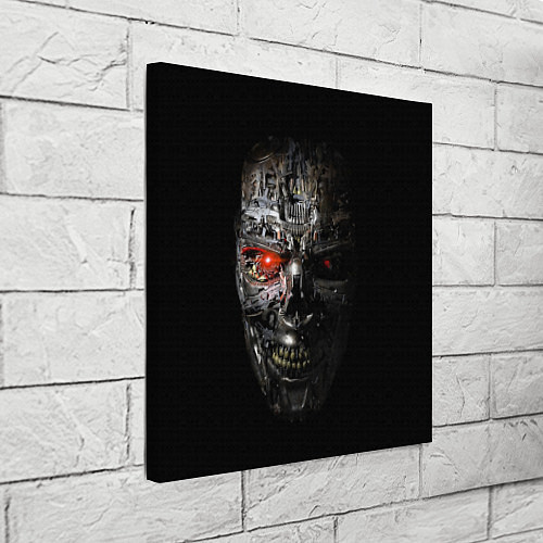 Картина квадратная Terminator Skull / 3D-принт – фото 3