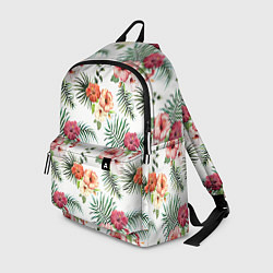Рюкзак Цветы и бабочки 1, цвет: 3D-принт