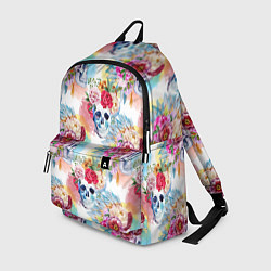 Рюкзак Цветы и бабочки 5, цвет: 3D-принт