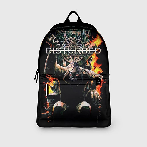 Рюкзак Disturbed: Flame Throne / 3D-принт – фото 3