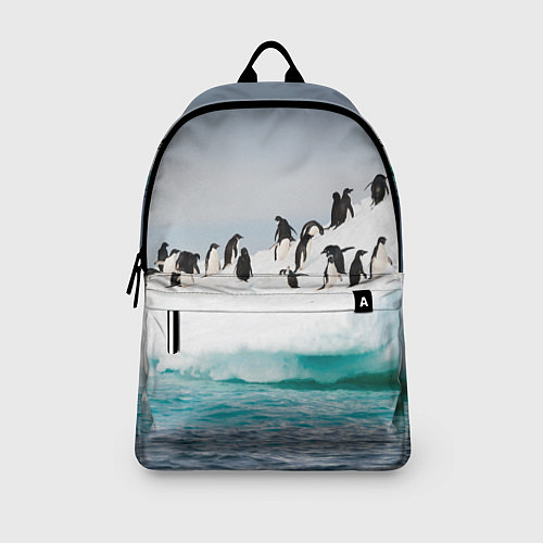 Рюкзак Пингвины на айсберге / 3D-принт – фото 3
