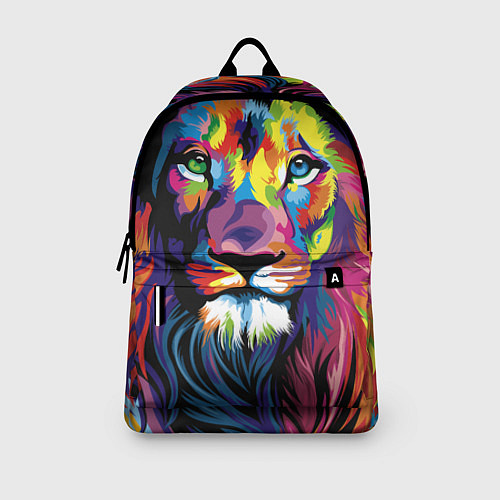 Рюкзак Красочный лев / 3D-принт – фото 3
