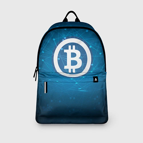 Рюкзак Bitcoin Blue / 3D-принт – фото 3