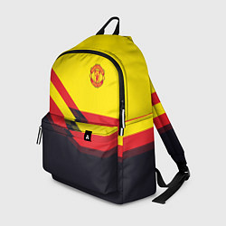 Рюкзак Man United FC: Yellow style, цвет: 3D-принт