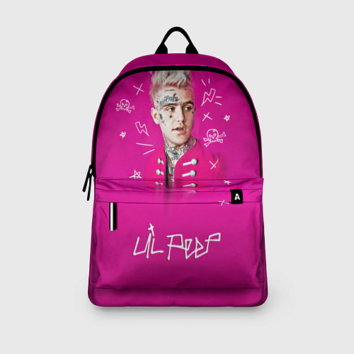 Рюкзак Lil Peep: Pink Light / 3D-принт – фото 3