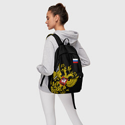 Рюкзак Флаг и Герб России, цвет: 3D-принт — фото 2