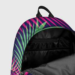 Рюкзак Неоновые пальмы, цвет: 3D-принт — фото 2