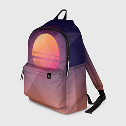 Рюкзак Retro Sunrise цвета 3D-принт — фото 1