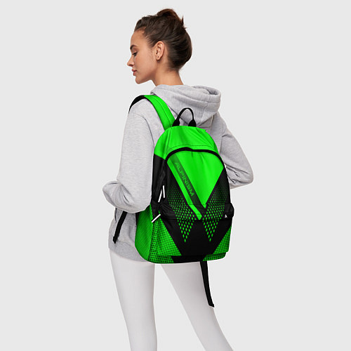 Рюкзак Alpinism: Acid Green / 3D-принт – фото 6