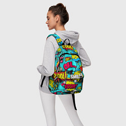Рюкзак Кислотный поп-арт, цвет: 3D-принт — фото 2