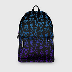 Рюкзак Blue Runes цвета 3D-принт — фото 2