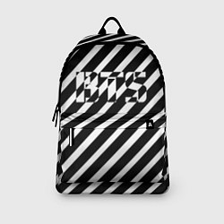 Рюкзак BTS: B&W Stripes, цвет: 3D-принт — фото 2