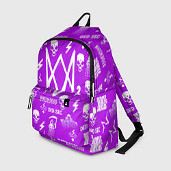 Рюкзак Watch Dogs 2: Violet Pattern, цвет: 3D-принт