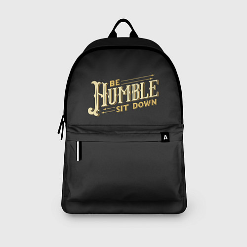 Рюкзак Be Humble Sit Down / 3D-принт – фото 3