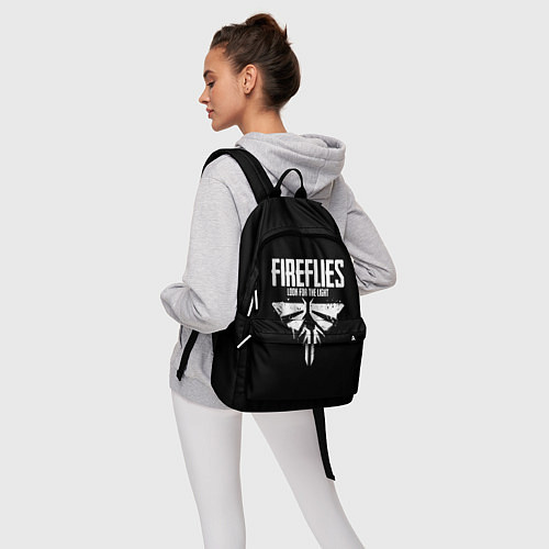 Рюкзак Fireflies: White Logo / 3D-принт – фото 6