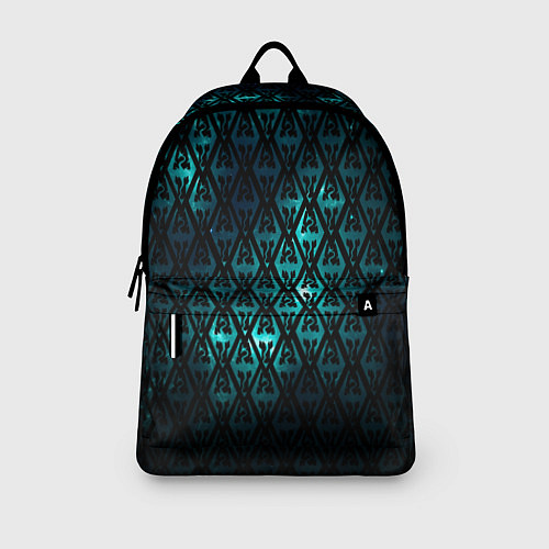 Рюкзак TES: Blue Pattern / 3D-принт – фото 3