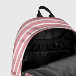 Рюкзак Black Pink: Striped Geometry, цвет: 3D-принт — фото 2