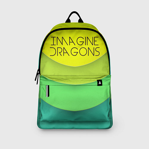 Рюкзак Imagine Dragons: Lime Colour / 3D-принт – фото 3