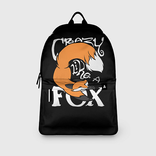 Рюкзак Crazy Like a Fox / 3D-принт – фото 3