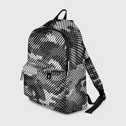 Рюкзак Черный камуфляж, цвет: 3D-принт