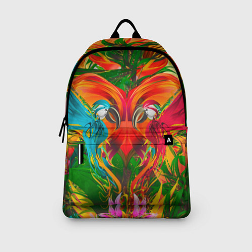 Рюкзак Яркие тропики / 3D-принт – фото 3