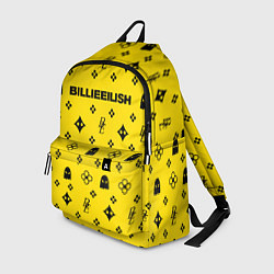 Рюкзак Billie Eilish: Yellow Pattern, цвет: 3D-принт
