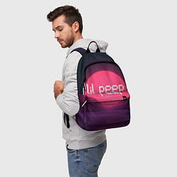 Рюкзак Lil peepLogo, цвет: 3D-принт — фото 2