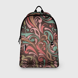 Рюкзак Узор хохломы, цвет: 3D-принт — фото 2