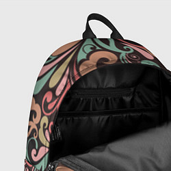 Рюкзак Узор хохломы, цвет: 3D-принт — фото 2
