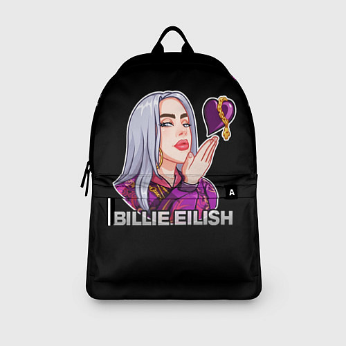 Рюкзак BILLIE EILISH / 3D-принт – фото 3