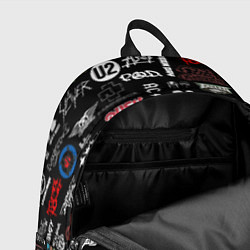 Рюкзак ЛОГОТИПЫ РОК ГРУПП, цвет: 3D-принт — фото 2