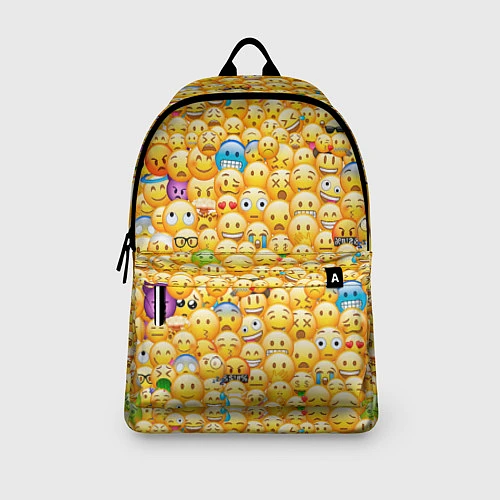 Рюкзак Смайлики Emoji / 3D-принт – фото 3