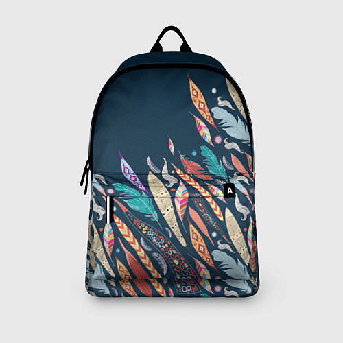 Рюкзак Перья / 3D-принт – фото 3