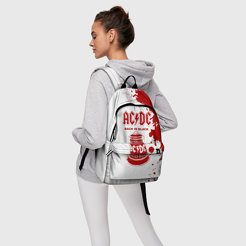 Рюкзак ACDC Back in Black / 3D-принт – фото 6