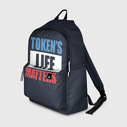 Рюкзак TOKENS LIFE MATTERS, цвет: 3D-принт