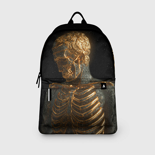 Рюкзак Скелет В Золоте / 3D-принт – фото 3
