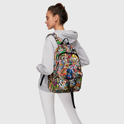 Рюкзак Стикеры / 3D-принт – фото 6