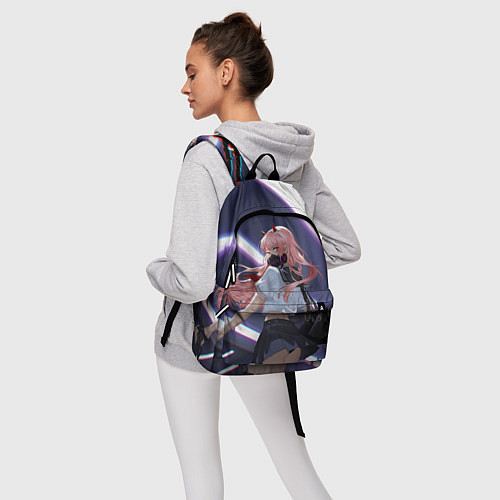 Рюкзак ЛЮБИМАЯ В МАСКЕ / 3D-принт – фото 6