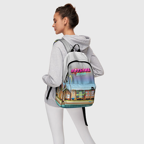 Рюкзак HOTLINE MIAMI / 3D-принт – фото 6