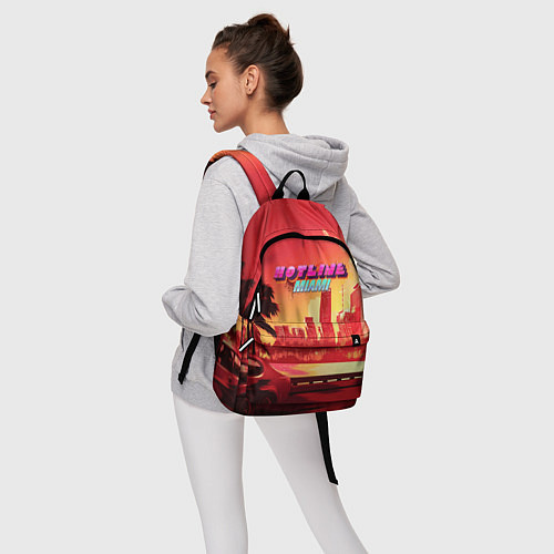 Рюкзак HOTLINE MIAMI / 3D-принт – фото 6