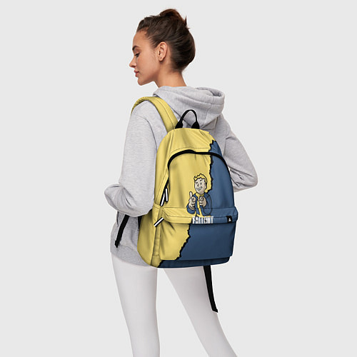 Рюкзак Fallout logo boy / 3D-принт – фото 6