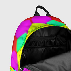 Рюкзак ЦВЕТНЫЕ КУБИКИ, цвет: 3D-принт — фото 2