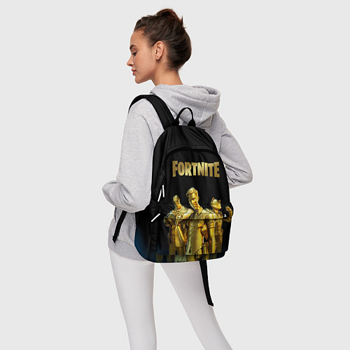 Рюкзак FORTNITE GOLD SQUAD / 3D-принт – фото 6